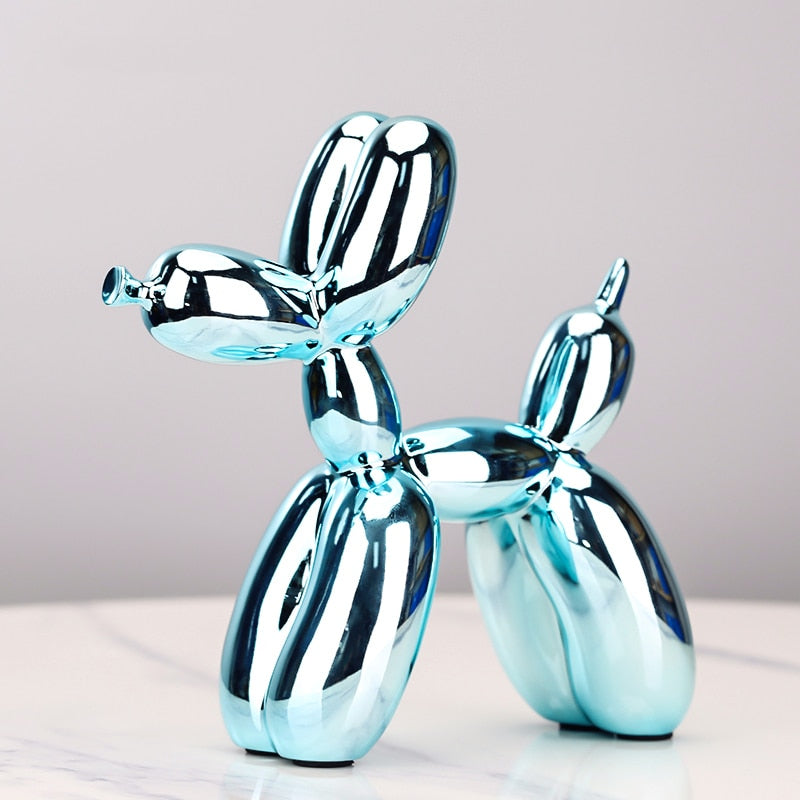 Electroplating Balloon Dog Statue