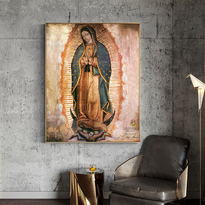 The Day of the Virgin of Guadalupe in Mexico Canvas Art