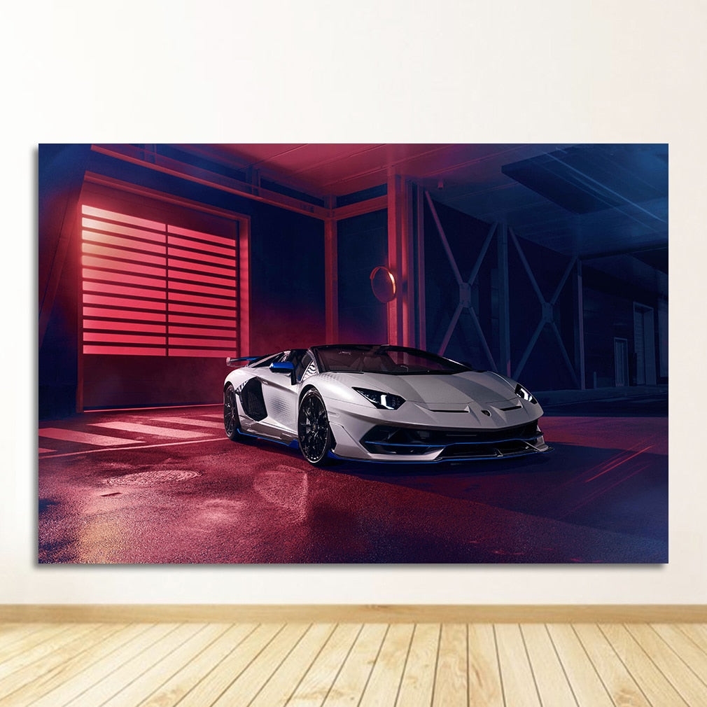 Lamborghini Aventador Roadster Canvas Art