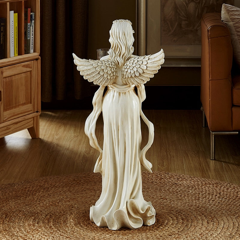 Angel Tray Statue