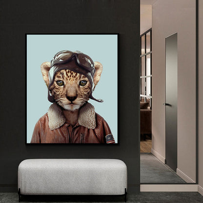 Cute Cat Wall Art Canvas