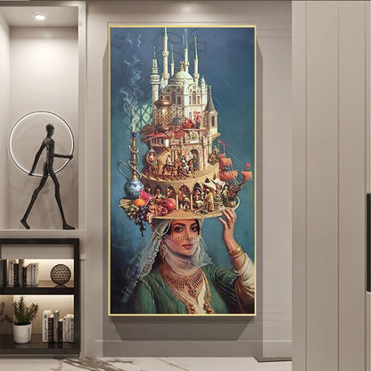 Persian Princess Castle Canvas Art