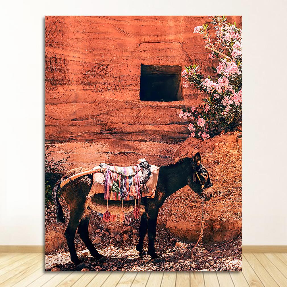 Marrakech Desert Camel Canvas Art