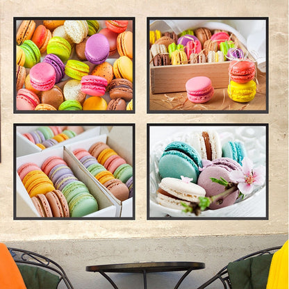 Colorful Macaron Canvas Art