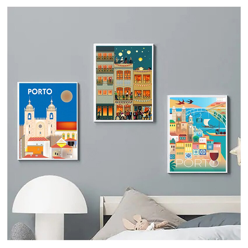 Portugal Poster Canvas Art