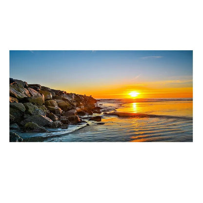 Sunset Seascape Wall Art Canvas