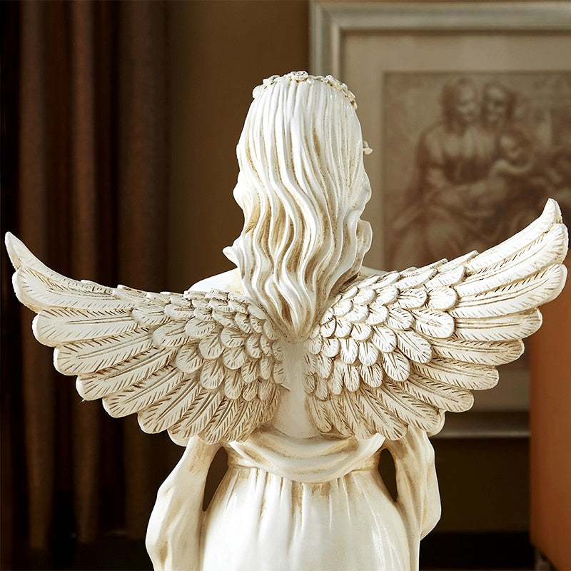 Angel Tray Statue