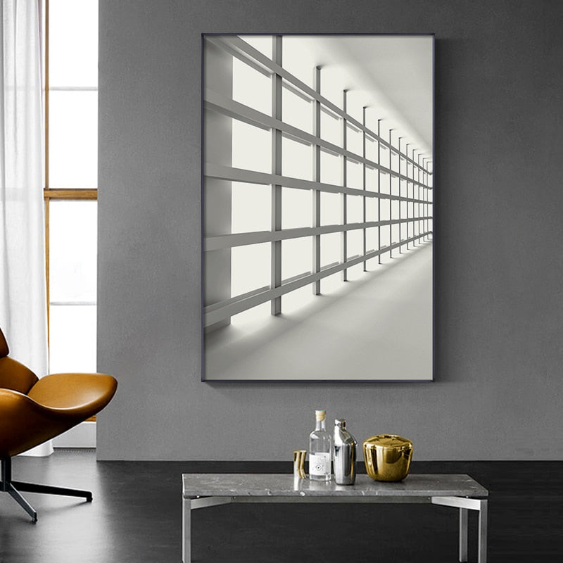 Window Light Architecture Canvas Art