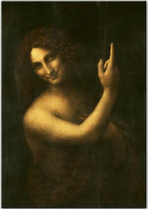 St. John the Baptist by Leonardo Da Vinci Canvas Art