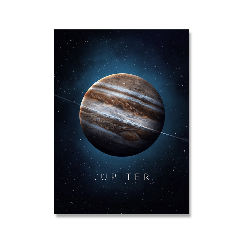 Planet Wall Art Canvas