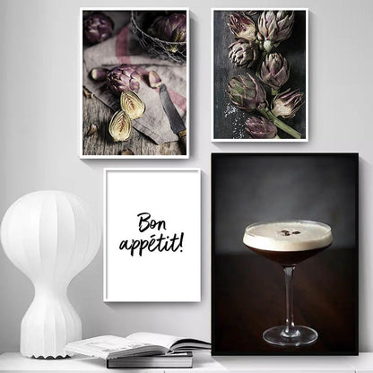 Artichoke Pomegranate Canvas Art