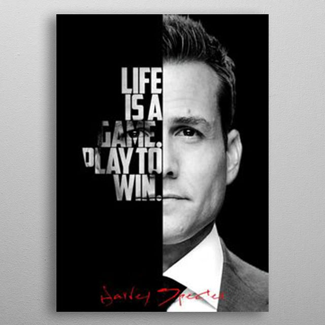 Harvey Specter Motivation Canvas Art