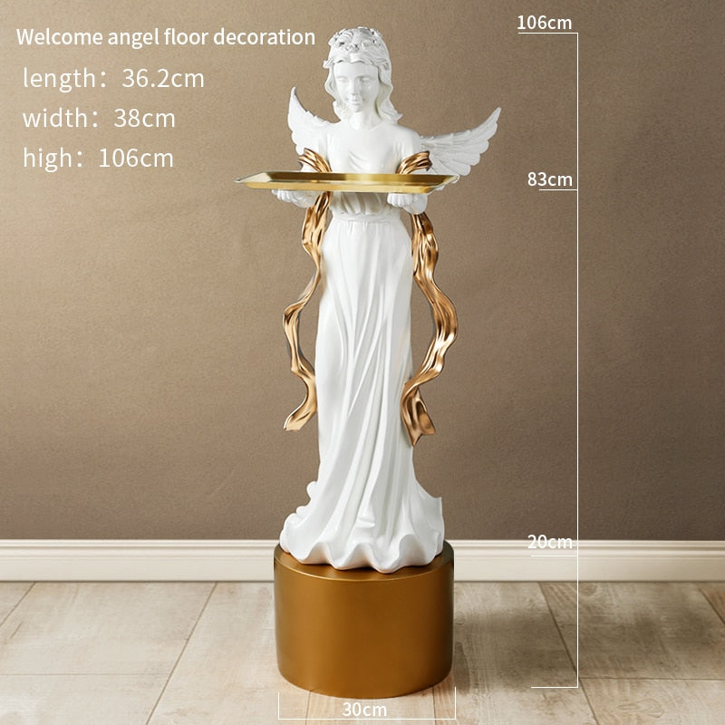 Angel Tray Statue