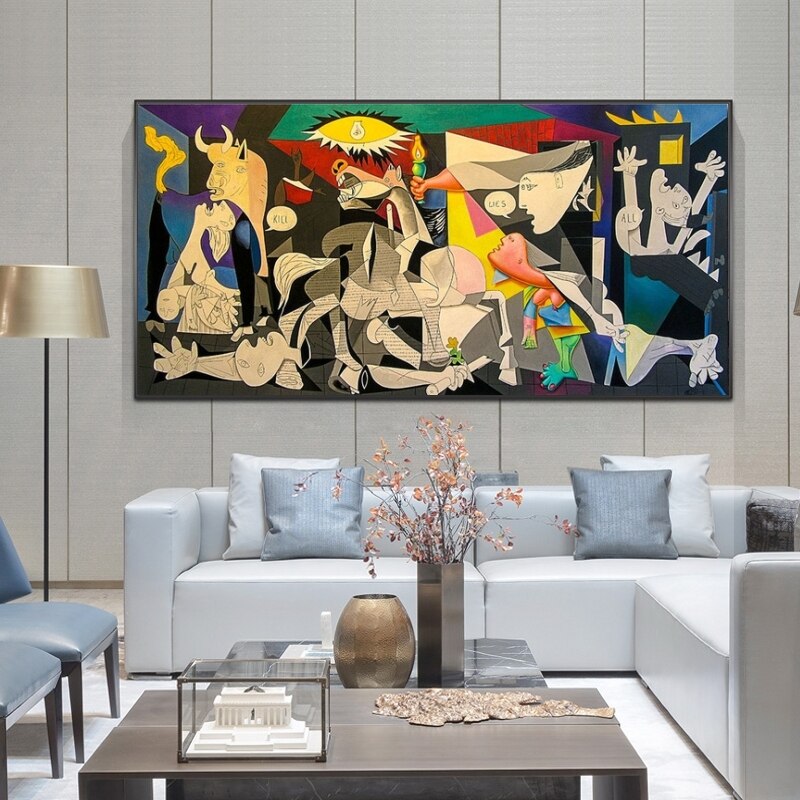 Guernica By Picasso Abstract Canvas Art