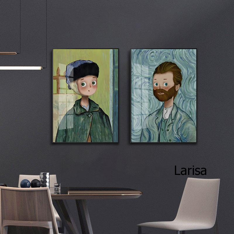 Classic Paintings Cartoon Canvas Art