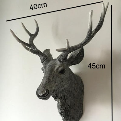 Faux Taxidermy Deer Head Wall Decor