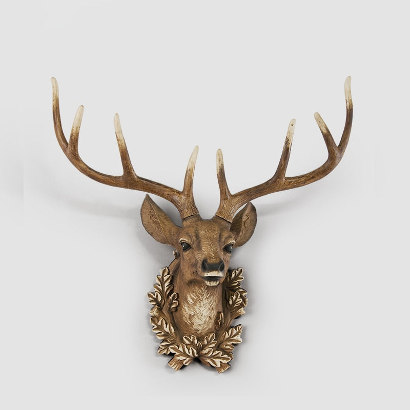 Deer Head Wall Decor Statue