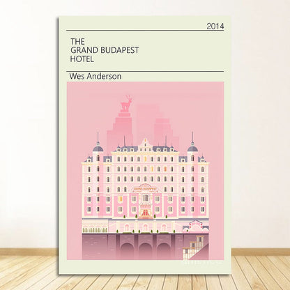 Grand Budapest Hotel Art Canvas