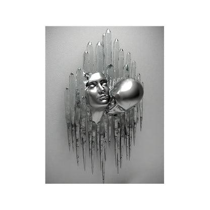 Metal Figure Canvas Art