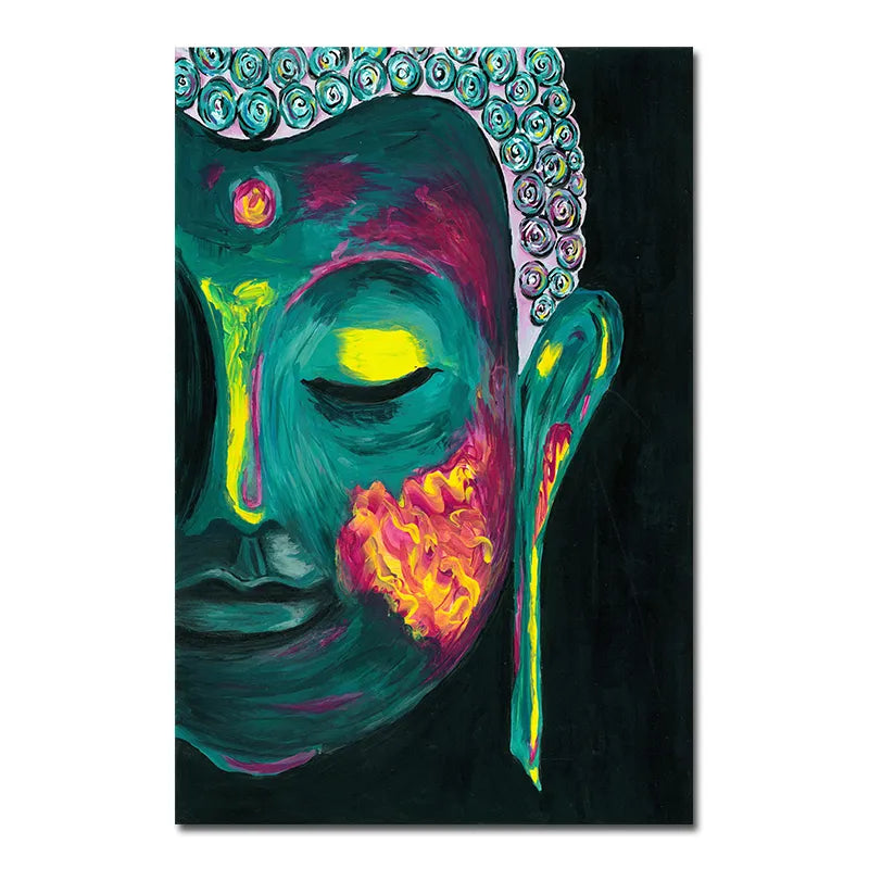 Siddhartha Gautama Buddha Oil Painting Canvas Art