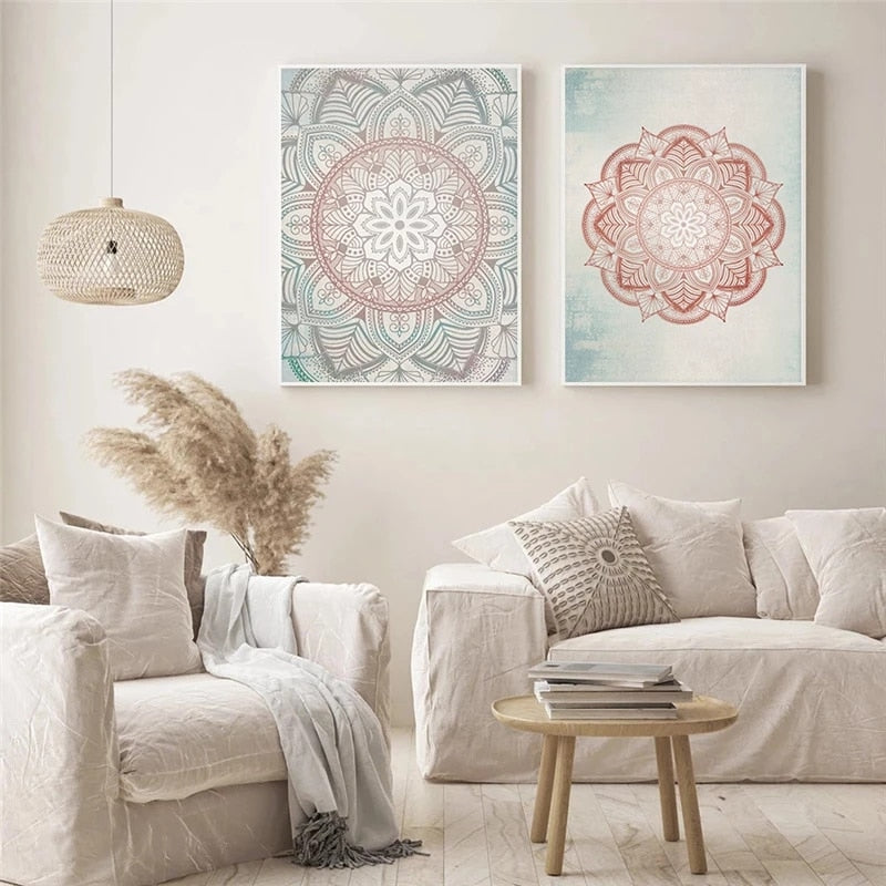 Mandala Mindfulness Zen Canvas Art