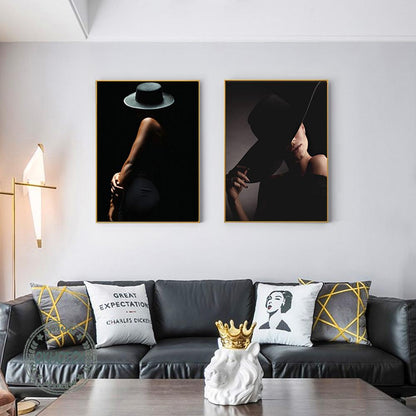 Fashion Elegant Woman Canvas Art