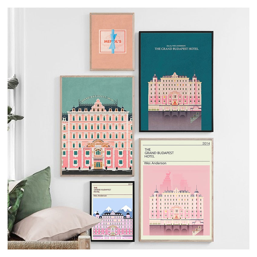 Grand Budapest Hotel Art Canvas