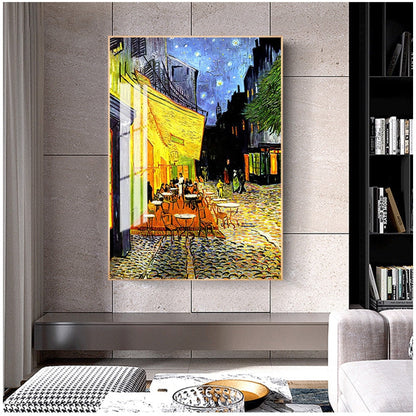 Cafe Terrace At Night by Van Gogh Canvas Art