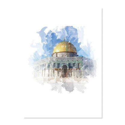 Islamic Mosque Kaaba Canvas Art