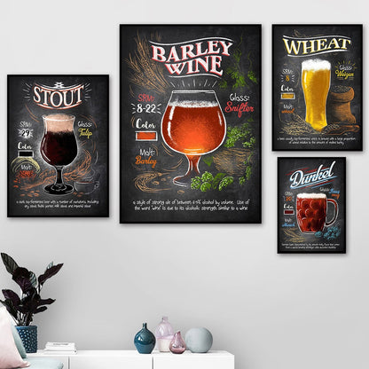 Beer Vintage Poster Canvas Art