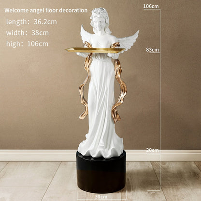 Angel Tray Statue