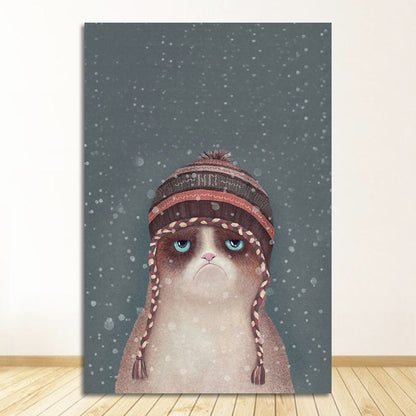 Cute Cat Canvas Art