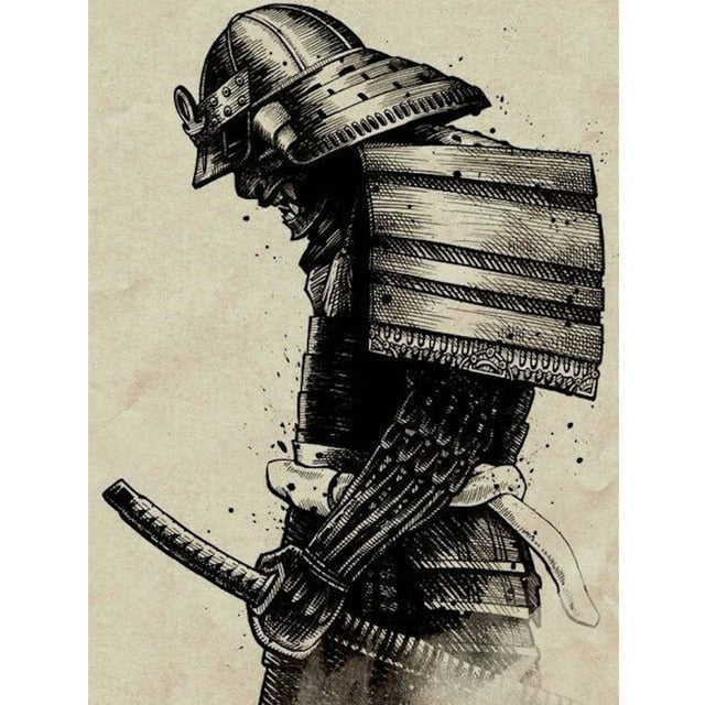 Japanese Samurai Canvas Art