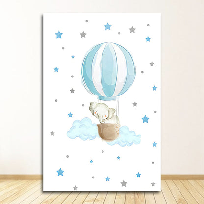 Baby Boy & Girl Nursery Canvas Art