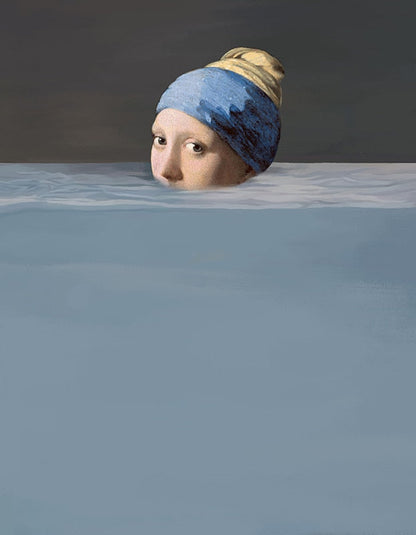 Submerged Paintings Spoof Canvas Art