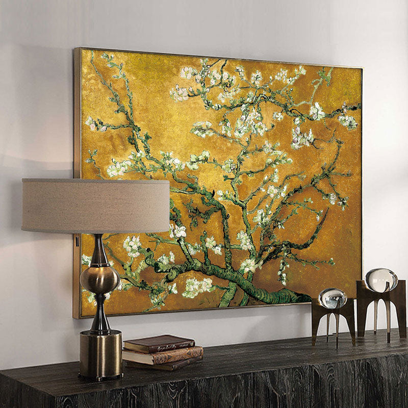 Vincent Van Gogh Blossoming Almond Tree Canvas Art