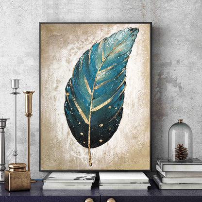 Vintage Feather Canvas Art