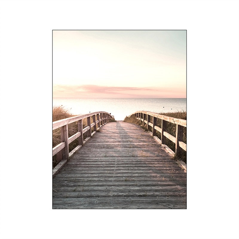 Seaside Scenery Canvas Art