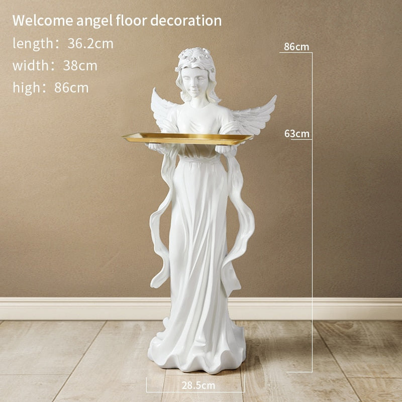 Angel Tray Statue