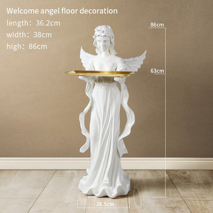 Angel Tray Statue