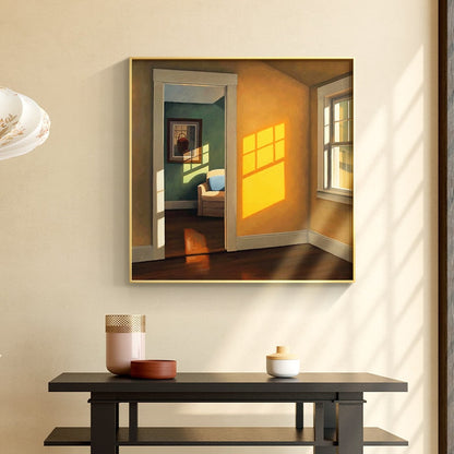 Window Sunshine Canvas Art