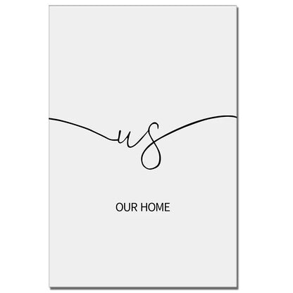 This Is Us Family Home Wall Art Canvas