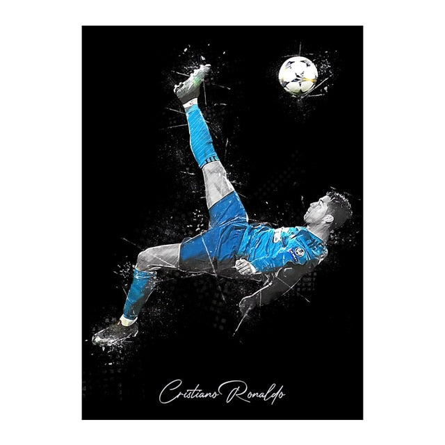 Cristiano Ronaldo Football Star Canvas Art