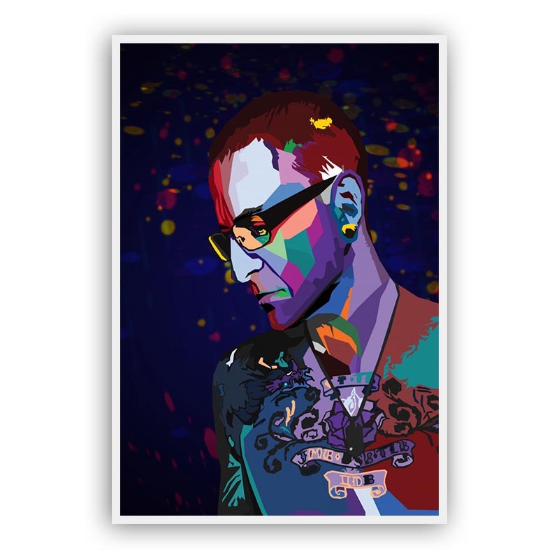 Kurt Cobain Anderson Paak Ariana Grande Celebrity Canvas Art