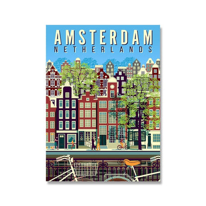 European Cities Travel Canvas Art