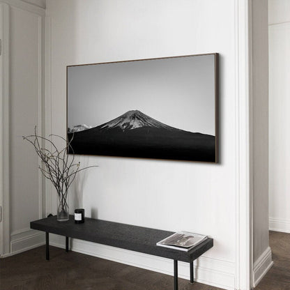 Black And White Mountain Canvas Art