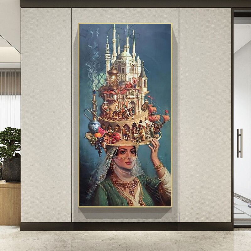 Persian Princess Castle Canvas Art