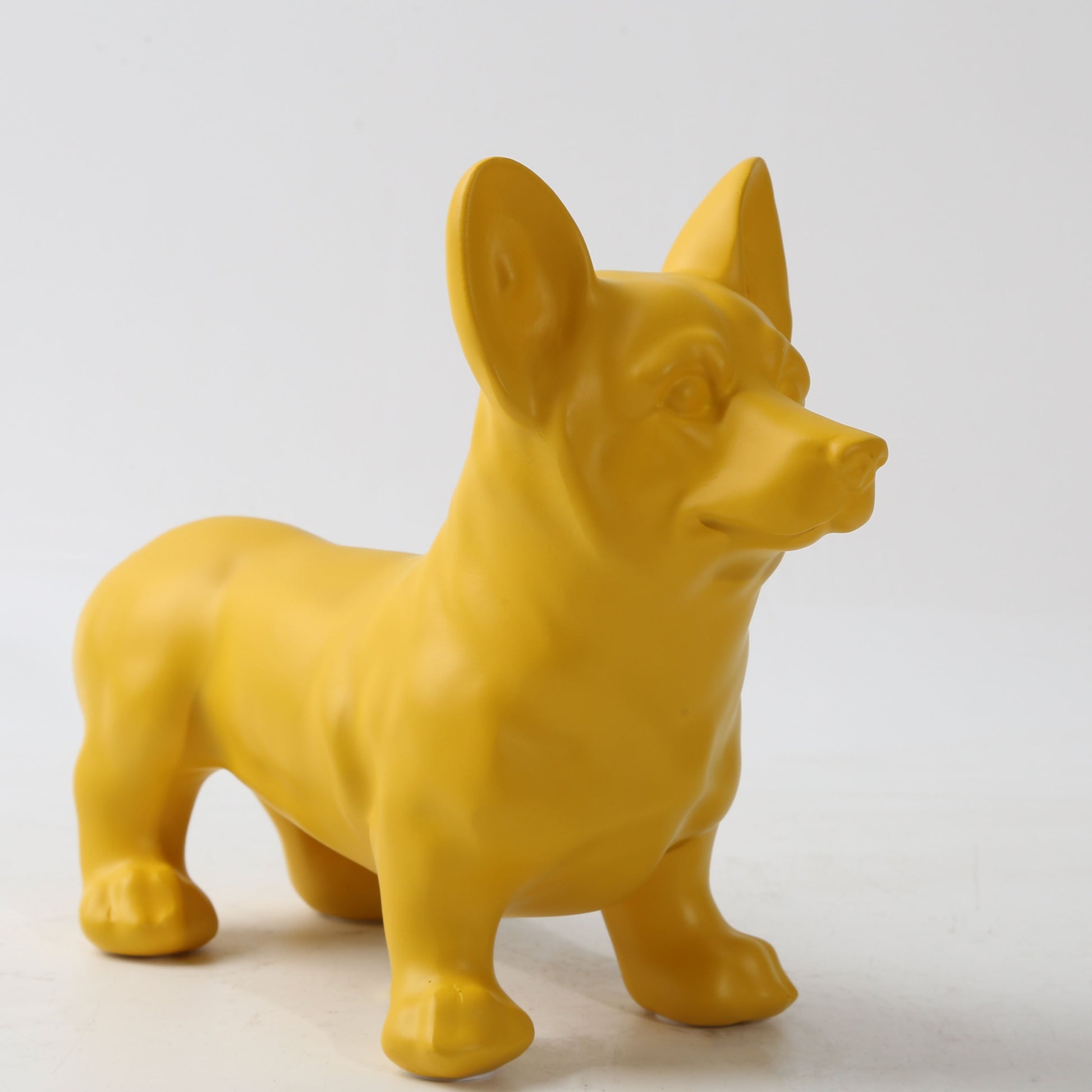 Graffiti Corgi Resin Statue