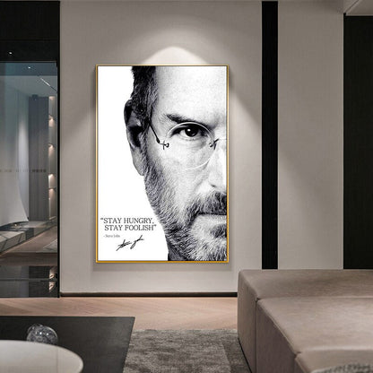 Steve Jobs Portrait Canvas Art