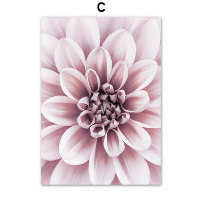 Pink Flower Canvas Art